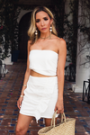Just Us Lace-Up Back Modern Top - Haute & Rebellious
