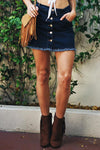 Delaney Denim Skirt - Haute & Rebellious