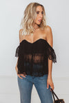 Off-Shoulder Top - Black