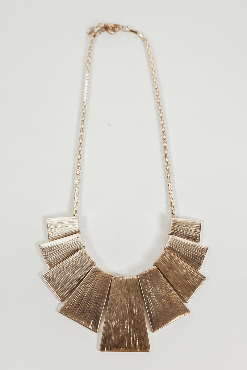 Tut Egyptian Plated Pndt Necklace