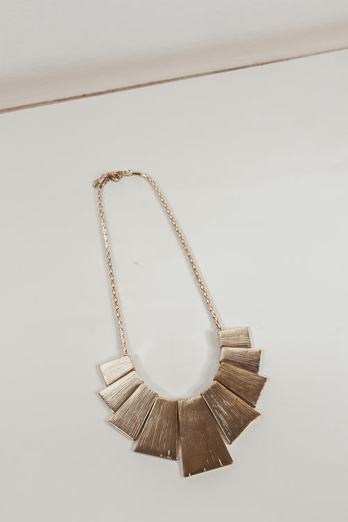 Tut Egyptian Plated Pndt Necklace