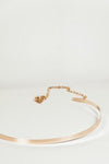 Narrow Gold Plated Cuff Belt