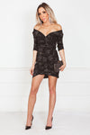 Sparkle Body-Con Mini Dress