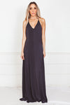 Elegant Maxi Dress - Navy