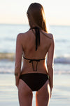 Tulum Fringe Bikini Bottom - Black - Haute & Rebellious