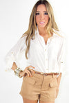 ALL OVER CRYSTAL BLOUSE (Final Sale) - Haute & Rebellious