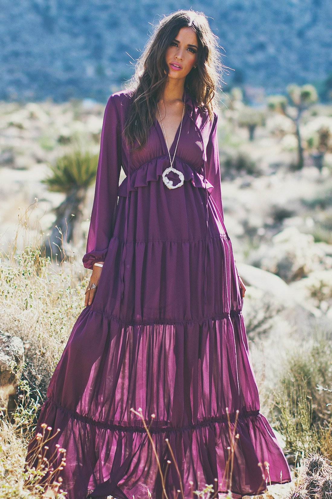 fitted lace wedding dress Embroidered Plum Party Wear – Simple Wedding & Engagement Dress –  Athenapparels main image 1