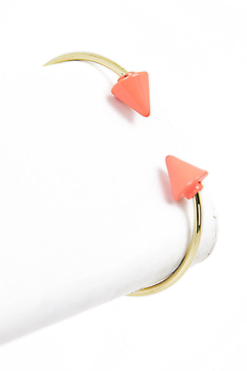 OPEN PETITE ARROW BRACELET - Orange/Gold - Haute & Rebellious