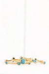 Bella Turq Stone Bangle Set - Gold - Haute & Rebellious