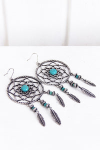 Metal Dream Catcher Earring - Haute & Rebellious