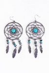 Metal Dream Catcher Earring - Haute & Rebellious