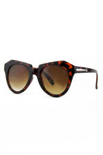SQUARE CAT EYE SUNGLASSES - Tortoise - Haute & Rebellious