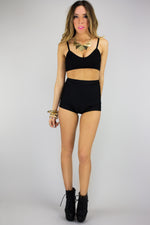 STRETCH BOOTY SHORTS - Haute & Rebellious