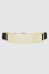 OVERSIZE GOLD PLATED BELT - Black - Haute & Rebellious