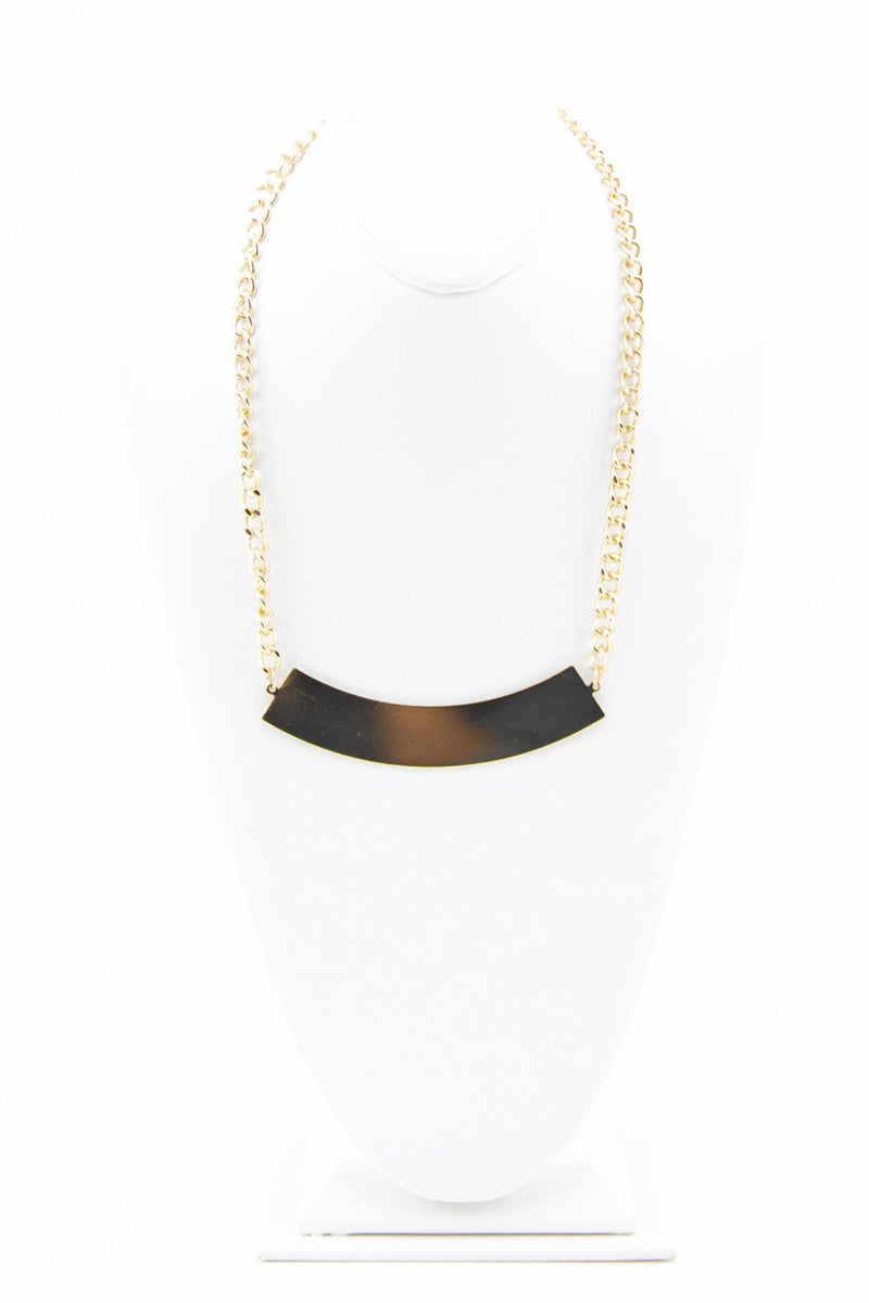 GOLD PLATED ARCH NECKLACE - Haute & Rebellious