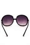 OVERSIZE OVAL FRAME SUNGLASSES - Black - Haute & Rebellious