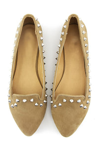 SPIKE SUEDE FLAT - Haute & Rebellious