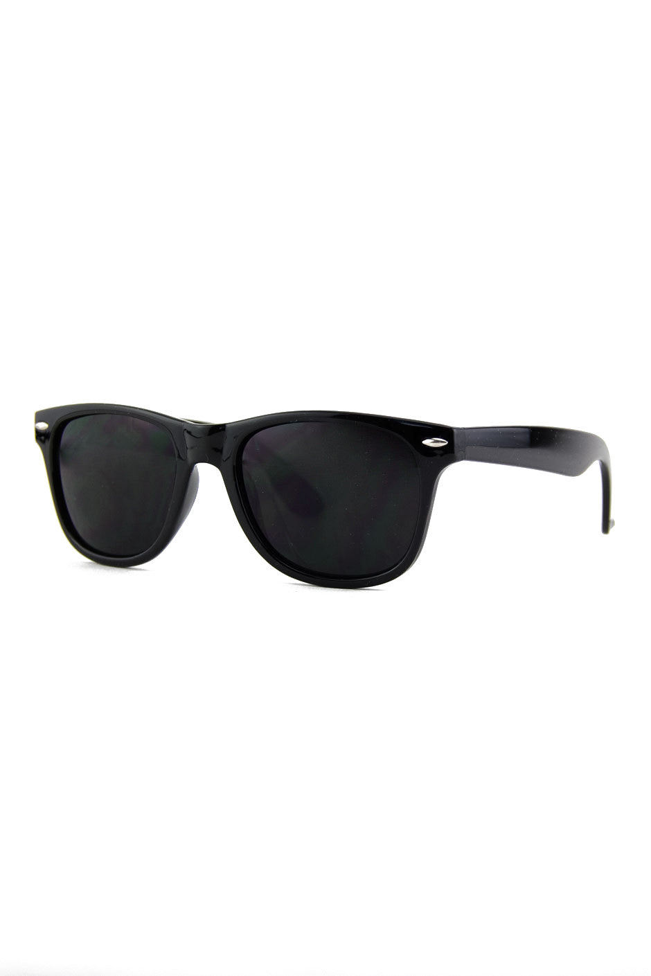 ROUNDED TOP WAYFARER - Black - Haute & Rebellious