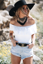 Penélope Embrace Off-Shoulder Bodysuit /// ONLY 1-L LEFT/// - Haute & Rebellious