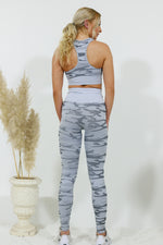Legging and Top Set - Army Gray