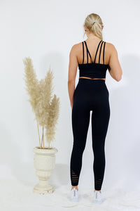 Legging and Top Set - Black