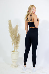 Legging and Top Set - Black