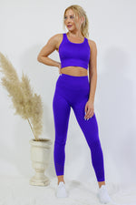 Legging and Top Set - Purple