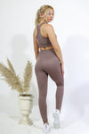 Legging and Top Set - Tan