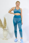 Legging and Thin Strap Top Set - Teal