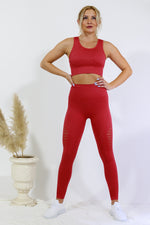Legging and Top Set - Red