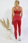 Legging and Top Set - Red