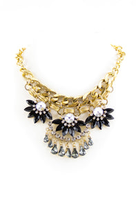 Chain Statement Necklace - Gold - Haute & Rebellious