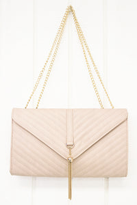 Stanford Chain Crossbody - Rose - Haute & Rebellious