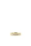 Crystal & Gold Border Ring - Haute & Rebellious