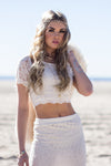 Riyaha Floral Lace Crop Top - Haute & Rebellious