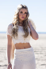 Riyaha Floral Lace Crop Top - Haute & Rebellious