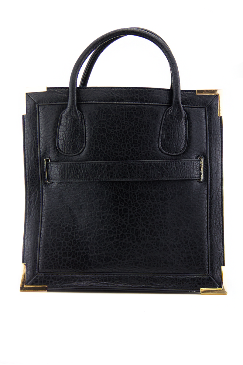 RENZO SQUARE HANDLE TOTE - Haute & Rebellious