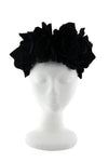 Midnight Queen Flower Child Headband - Black - Haute & Rebellious
