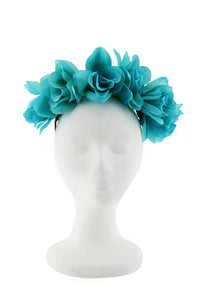 Jalana Queen Flower Child Headband - Aqua - Haute & Rebellious