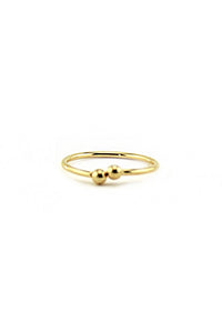 DUAL PETITE ALL TO BALL RING - Gold - Haute & Rebellious
