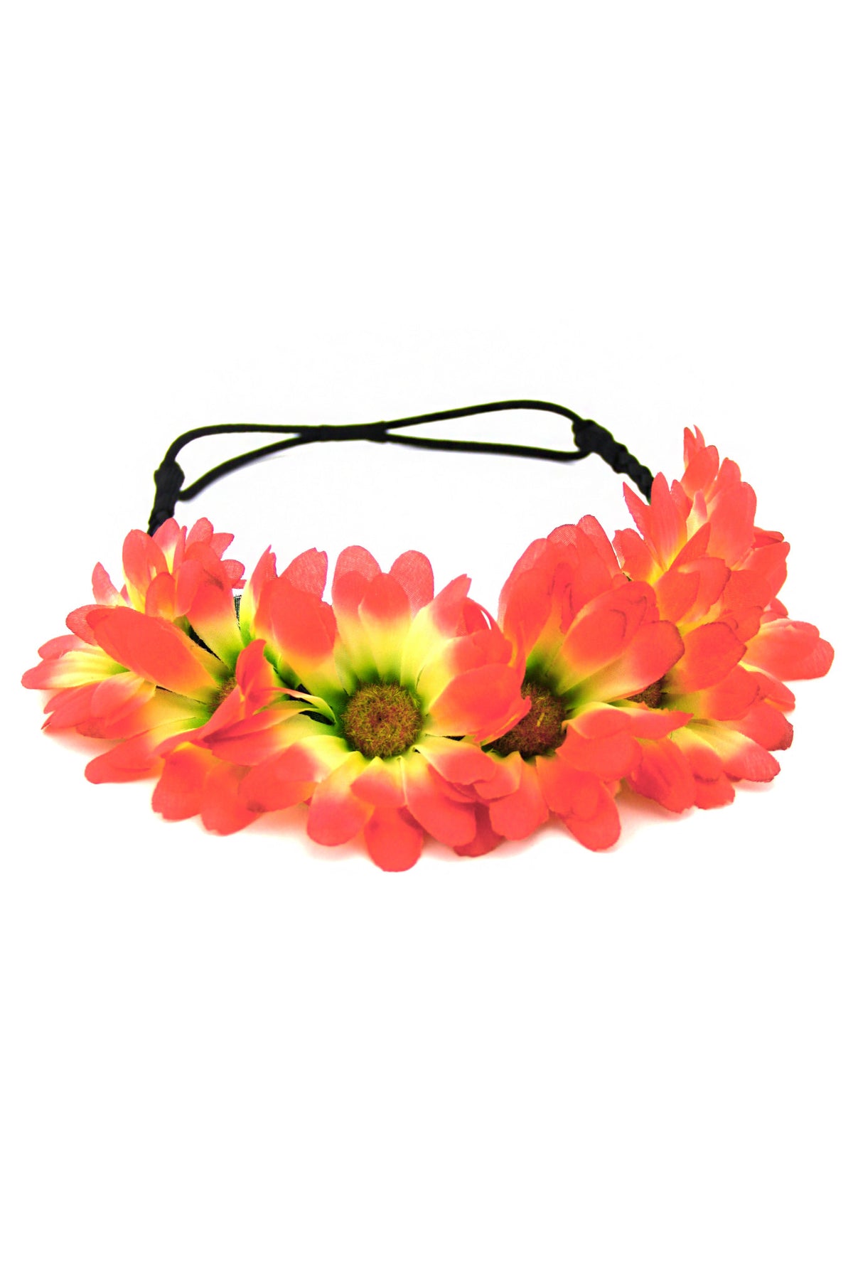 SUNRISE SUNFLOWER CHILD HEADBAND - Fuchsia/Yellow - Haute & Rebellious