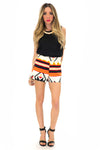 TRIBAL GEO SHORTS - Khaki - Haute & Rebellious
