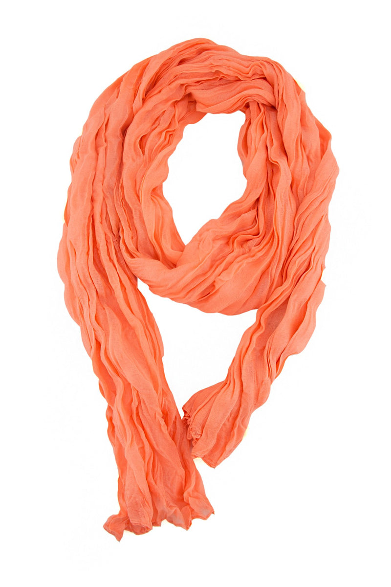 NEON RUFFLE SCARF - Orange - Haute & Rebellious