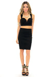 ZENA CROP TOP - Black - Haute & Rebellious