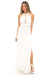 LONDON MESH DETAIL MAXI - Off White - Haute & Rebellious