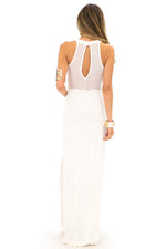 LONDON MESH DETAIL MAXI - Off White - Haute & Rebellious