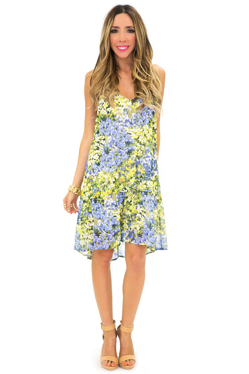 DROP WAISTED FLORAL PRINT DRESS – Haute & Rebellious