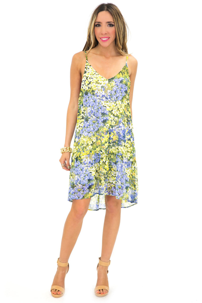 DROP WAISTED FLORAL PRINT DRESS – Haute & Rebellious