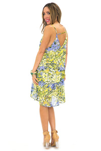 DROP WAISTED FLORAL PRINT DRESS - Haute & Rebellious