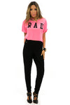 R A D NEON TOP - Pink - Haute & Rebellious